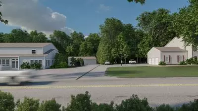 View from Georgetown Road homes (summer)