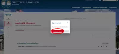Chesterfield Notifications Step 2